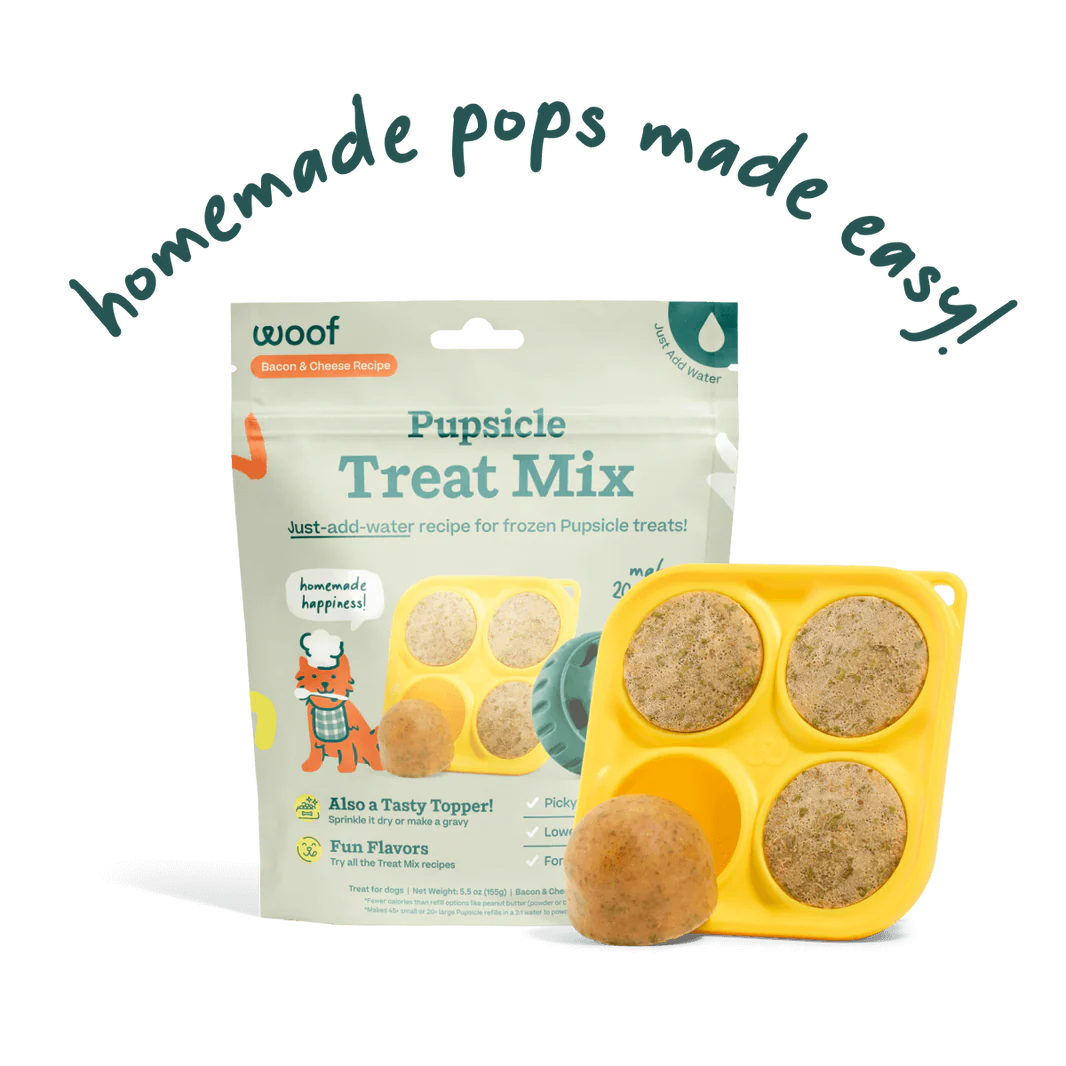 Woof Pupsicle Mix - Bacon & Cheese Flavor