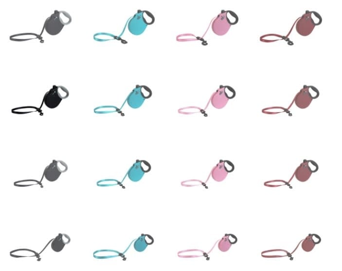 ALCOTT REFLECTIVE RETRACTABLE LEASH