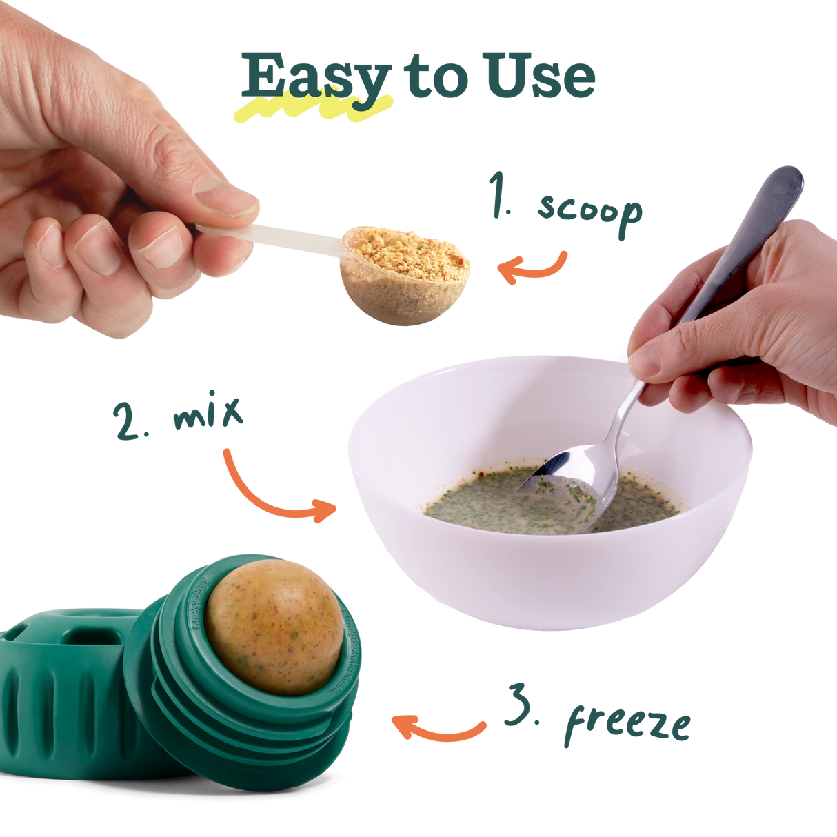 Woof Pupsicle Treat Mix Balanced Belly Lickable Dog Treat