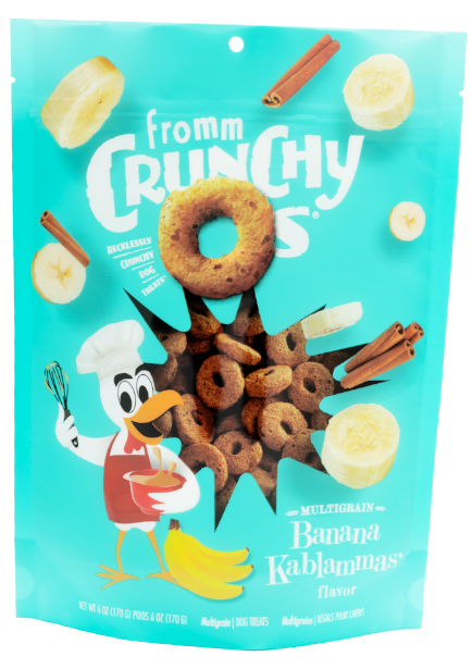 Fromm Crunchy O's Banana Kablammas Dog Treats