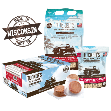 Tucker's Beef and Pumpkin Frozen Raw Dog Food