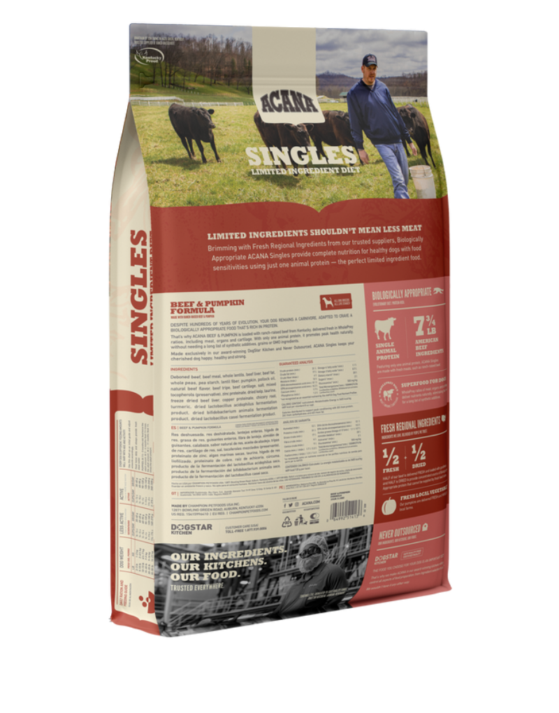 Acana Singles Beef & Pumpkin