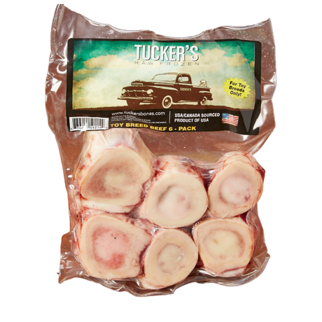 Tucker's Frozen Beef Bones for Small Dogs, 6-Pack