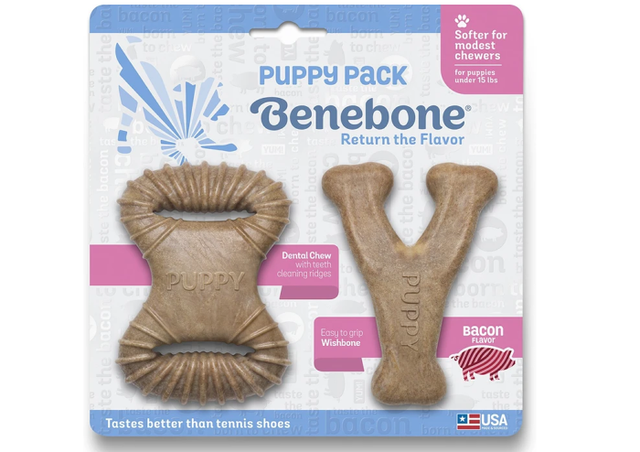 BENEBONE PUPPY 2-PACK BACON