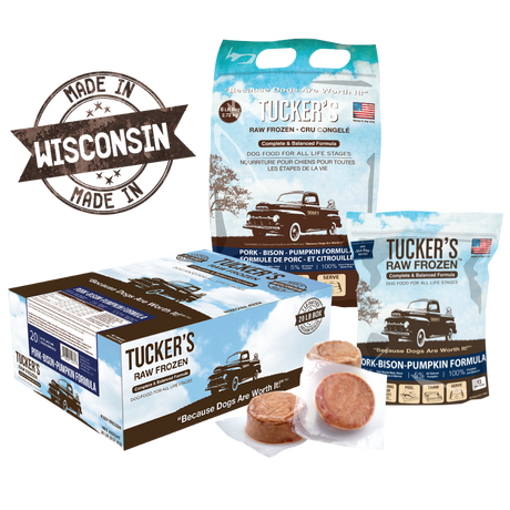 Tucker's Pork, Bison, and Pumpkin Frozen Raw Dog Food