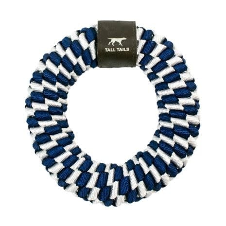 TALL TAILS BRAIDED RING BLUE