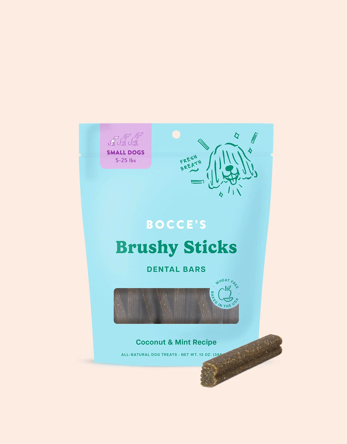 Bocce's Brushy Sticks Dental Bars for Dogs