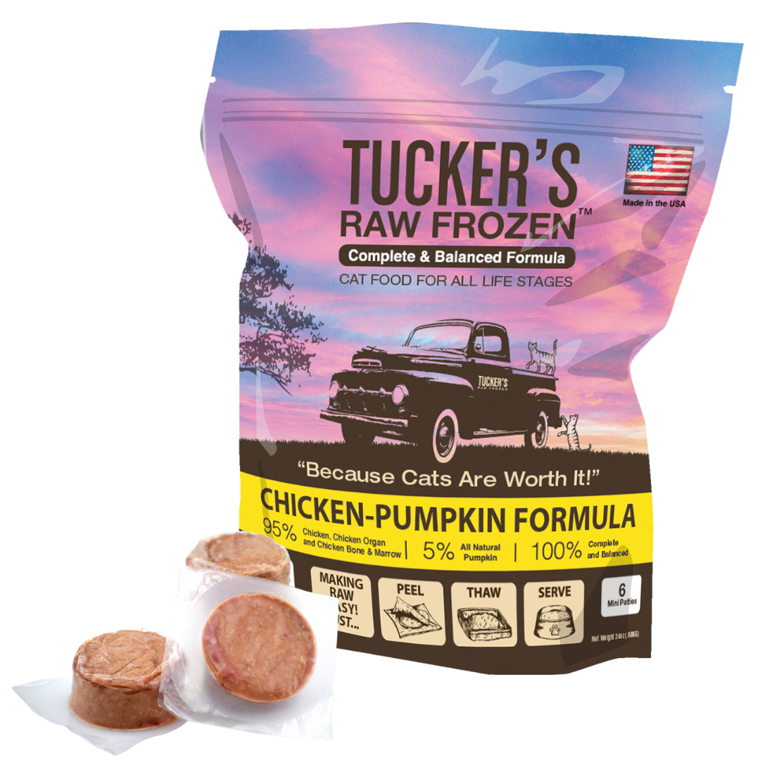 Tucker's Chicken and Pumpkin Frozen Raw Cat Food