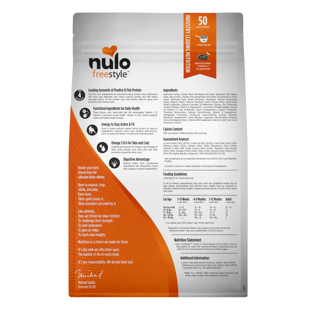 NULO CAT AND KITTEN TURKEY AND DUCK