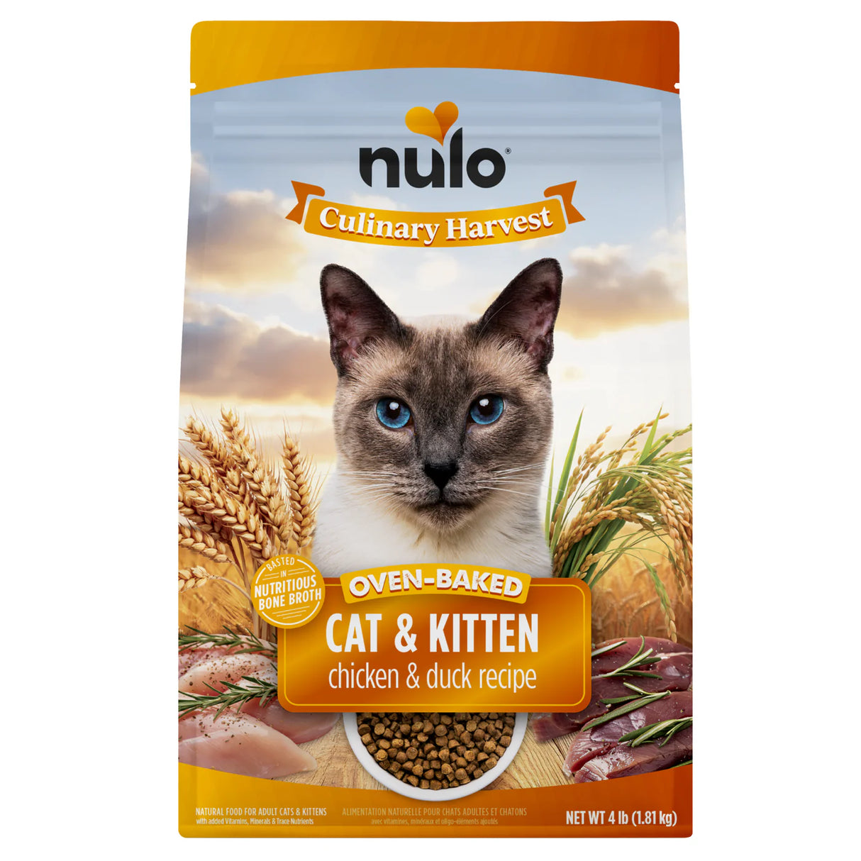 Nulo Culinary Harvest Cat & Kitten Chicken & Duck Dry Cat Food