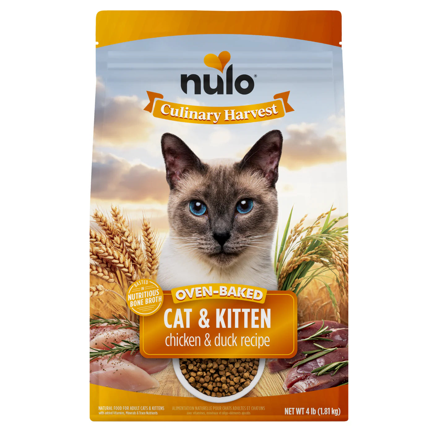 Nulo Culinary Harvest Cat & Kitten Chicken & Duck Dry Cat Food