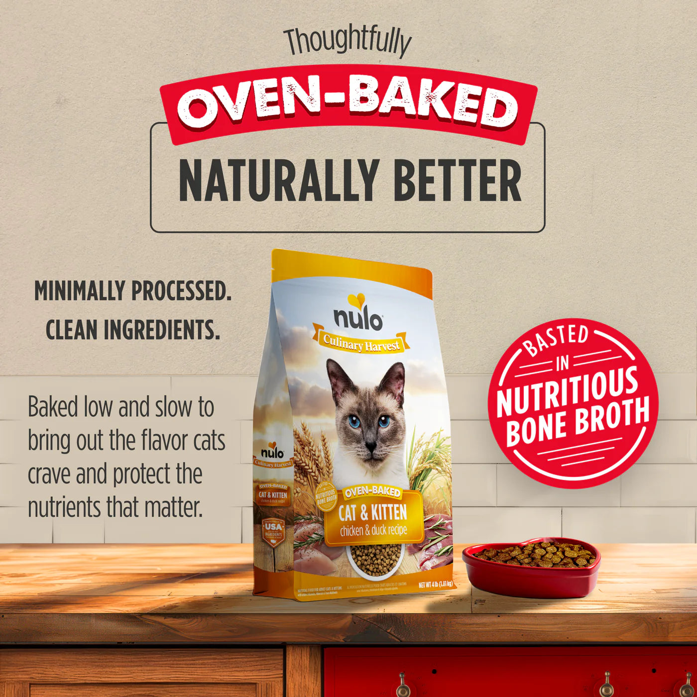 Nulo Culinary Harvest Cat & Kitten Chicken & Duck Dry Cat Food