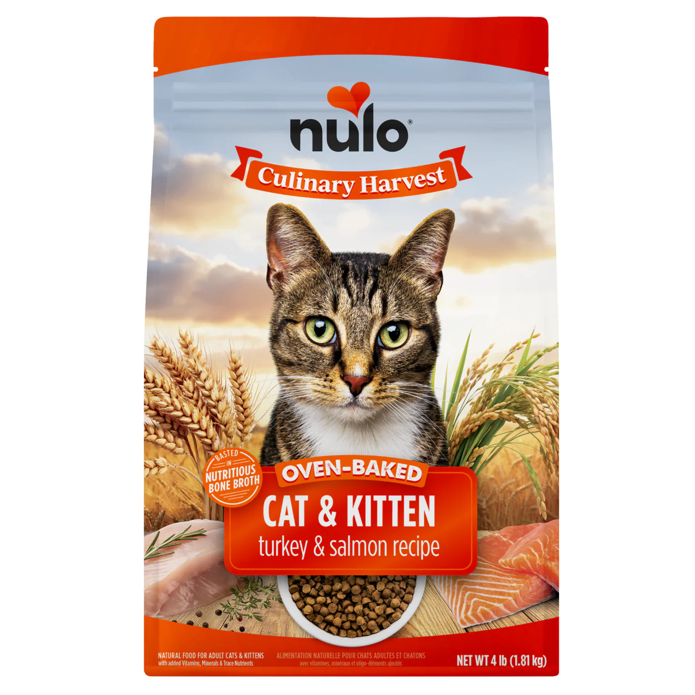 Nulo Culinary Harvest Cat & Kitten Turkey & Salmon Dry Cat Food