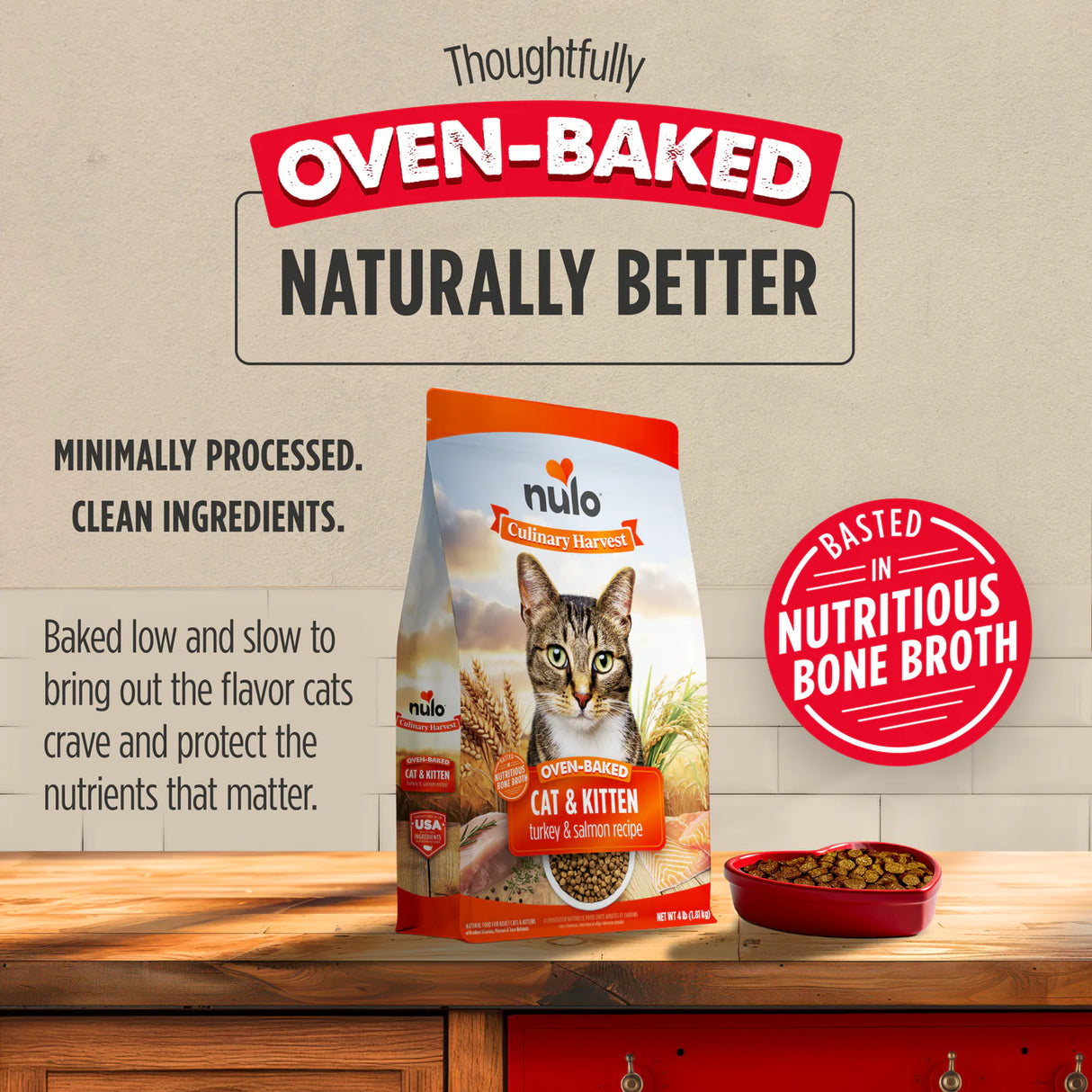 Nulo Culinary Harvest Cat & Kitten Turkey & Salmon Dry Cat Food