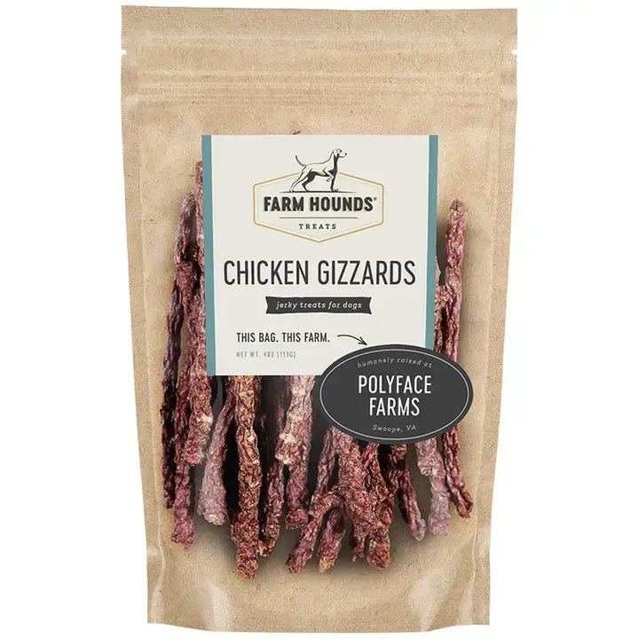 FARM HOUNDS CHICKEN GIZZARDS 4OZ