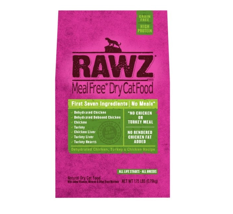 RAWZ CAT KIBBLE CHICKEN AND TURKEY