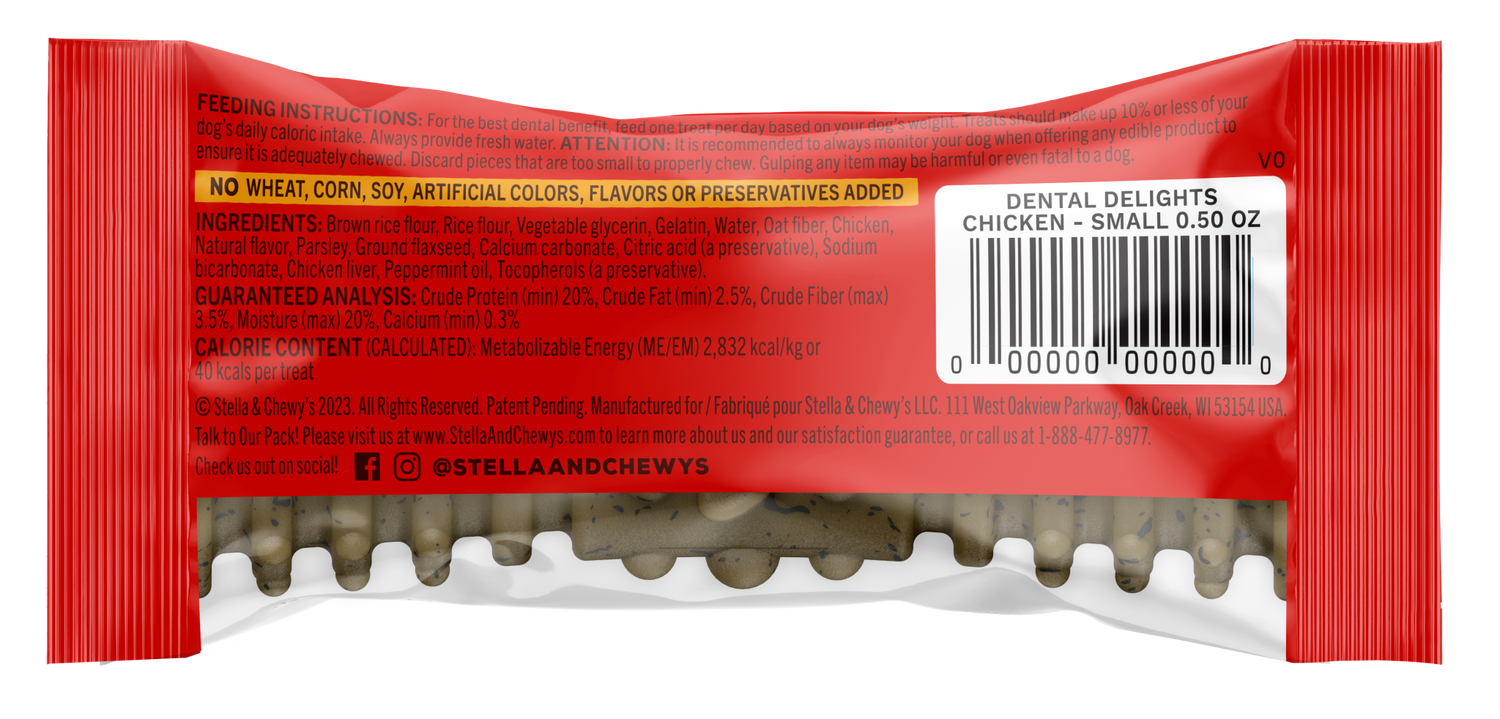 STELLA AND CHEWYS DENTAL DELIGHTS SMALL