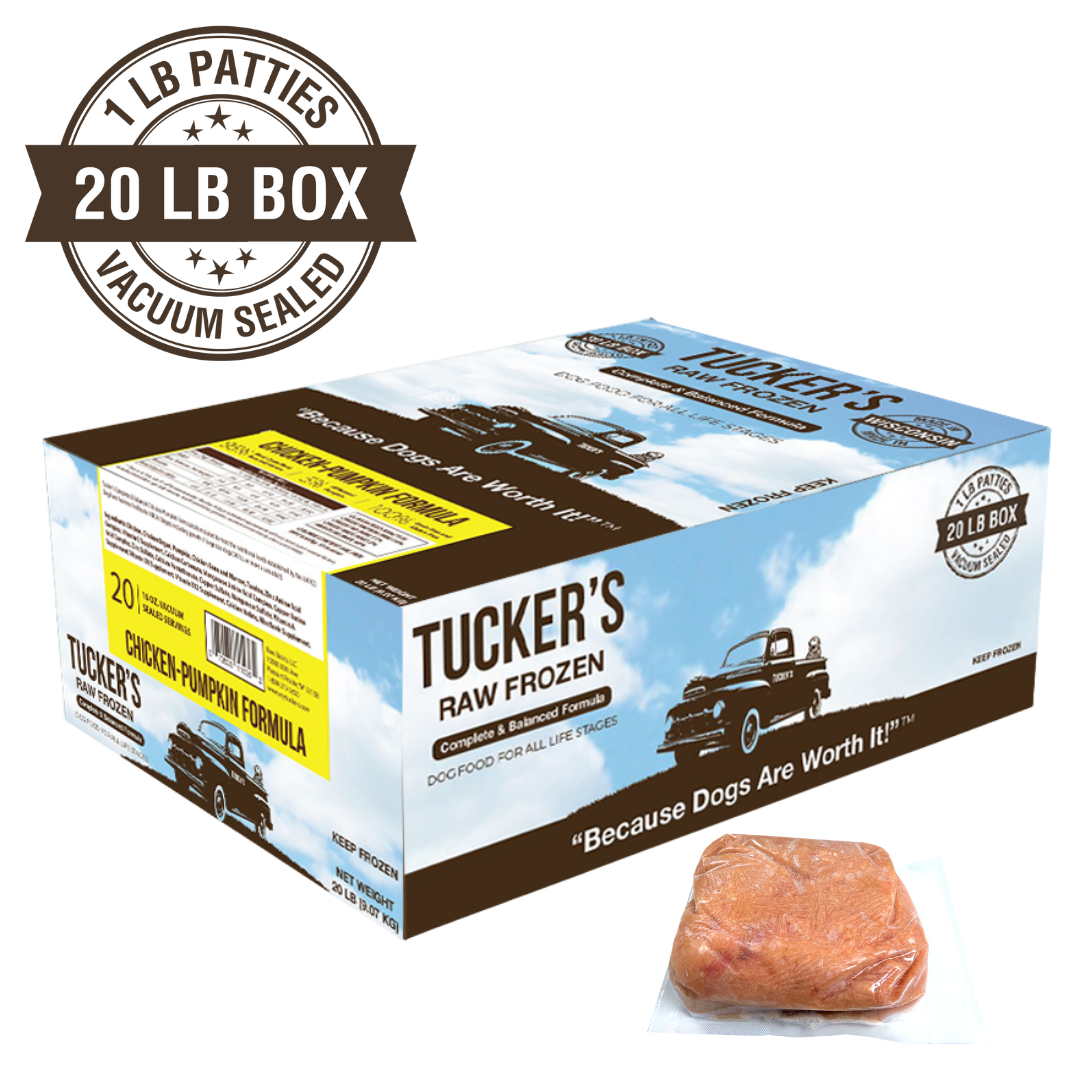Tucker's Chicken & Pumpkin Frozen Raw Dog Food