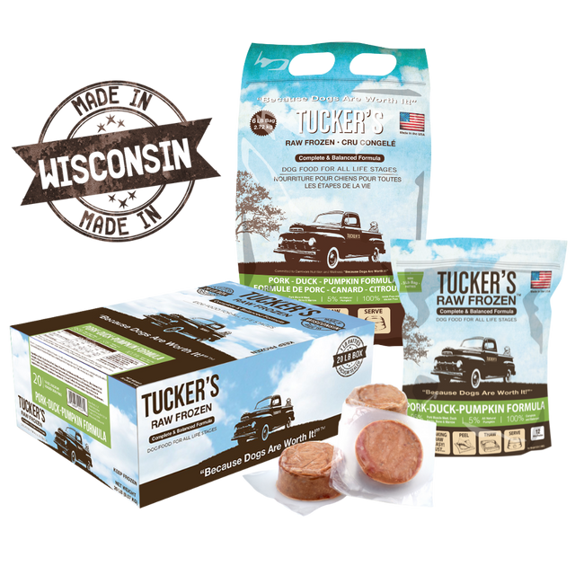 Tucker's Pork, Duck, and Pumpkin Frozen Raw Dog Food