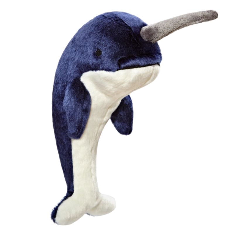 FLUFF AND TUFF BLEU NARWHAL