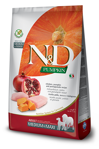 Farmina N&D Chicken, Pumpkin, & Pomegranate for Adult Dogs