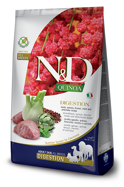 Farmina N&D Digestion Lamb and Quinoa for Adult Dogs