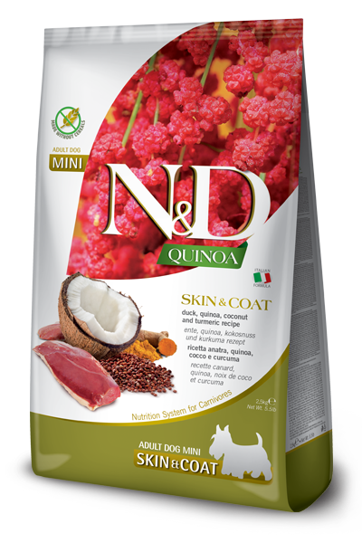Farmina N&D Skin & Coat Duck, Quinoa, Coconut, and Tumeric for Adult Dogs