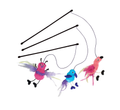 KONG FEATHER TEASER ASSORTED CAT TOY