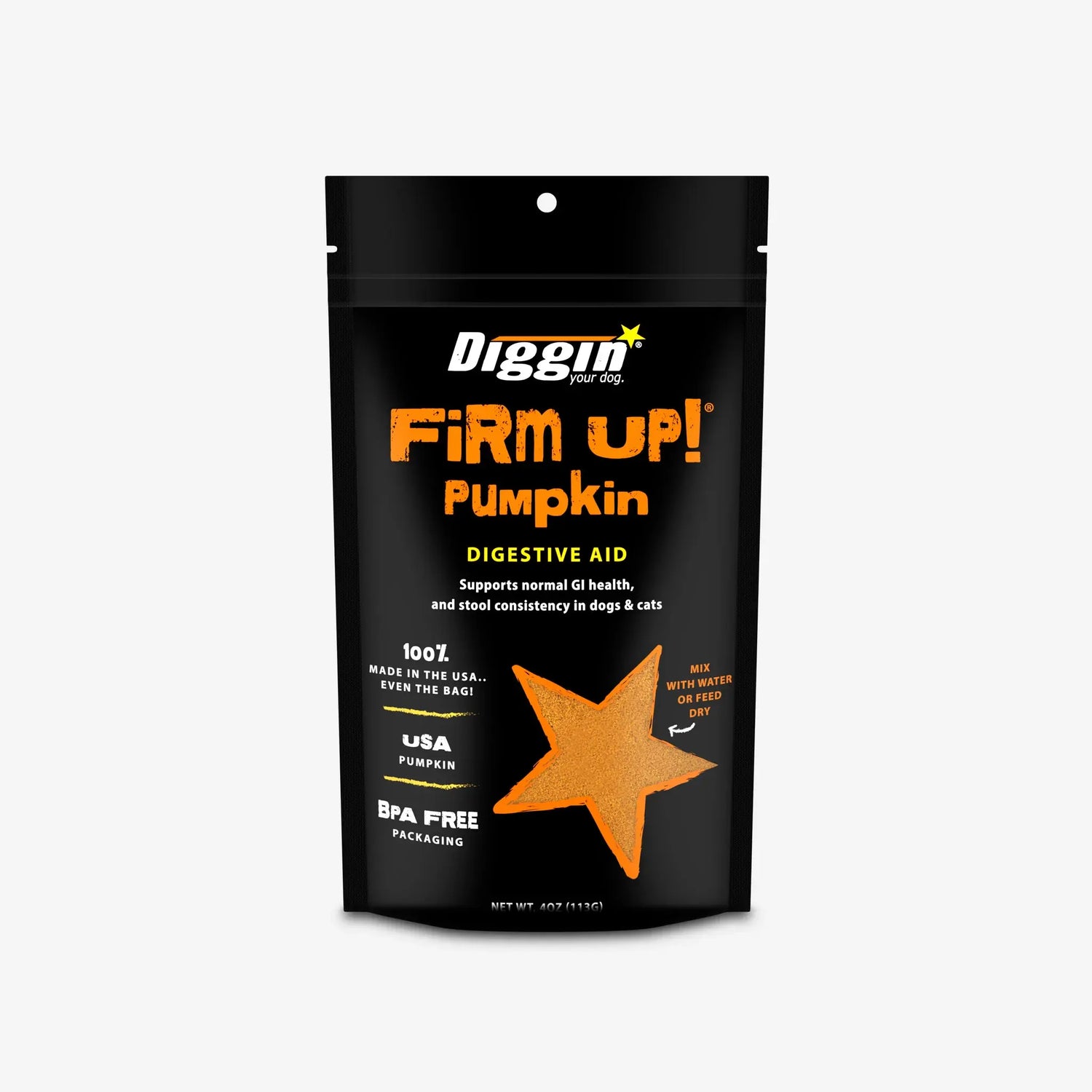 DIGGIN YOUR DOG FIRM UP PUMPKIN FLAKES