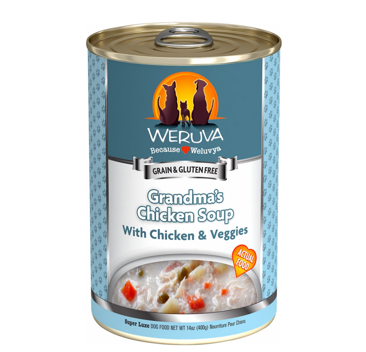 Weruva Grandma's Chicken Soup Dog Food 14OZ