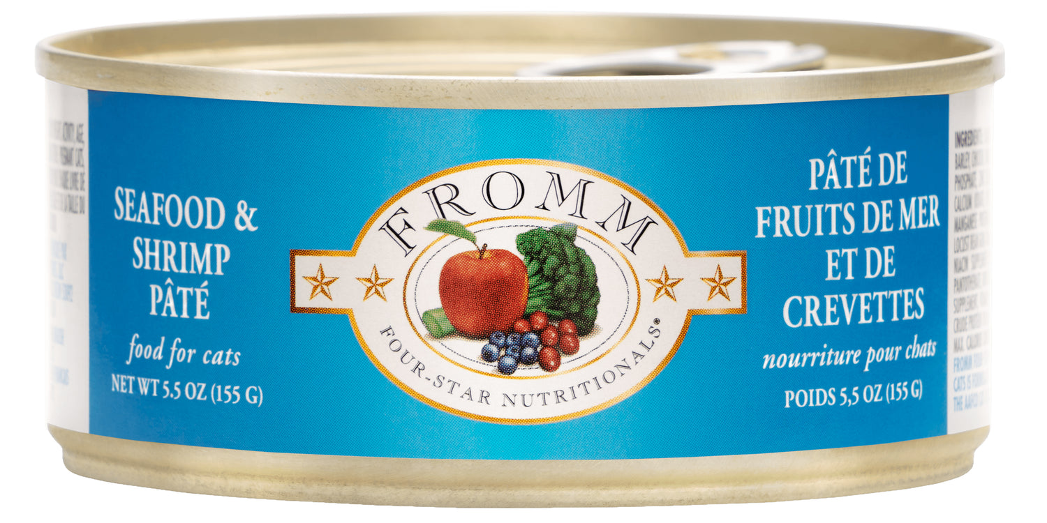 Fromm Four-Star Seafood & Shrimp Pâté for Cats 5.5OZ