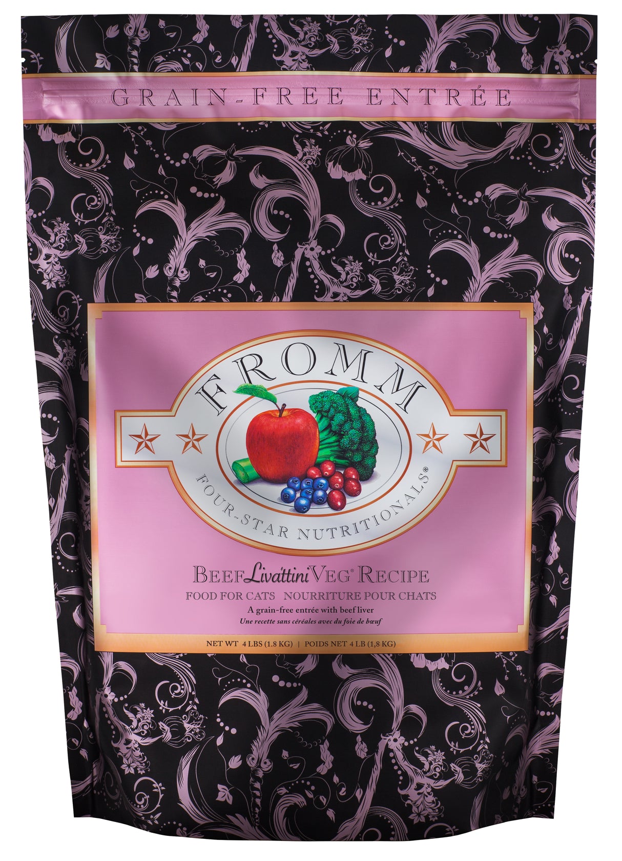 Fromm Four-Star Beef Liváttini Veg Recipe for Cats