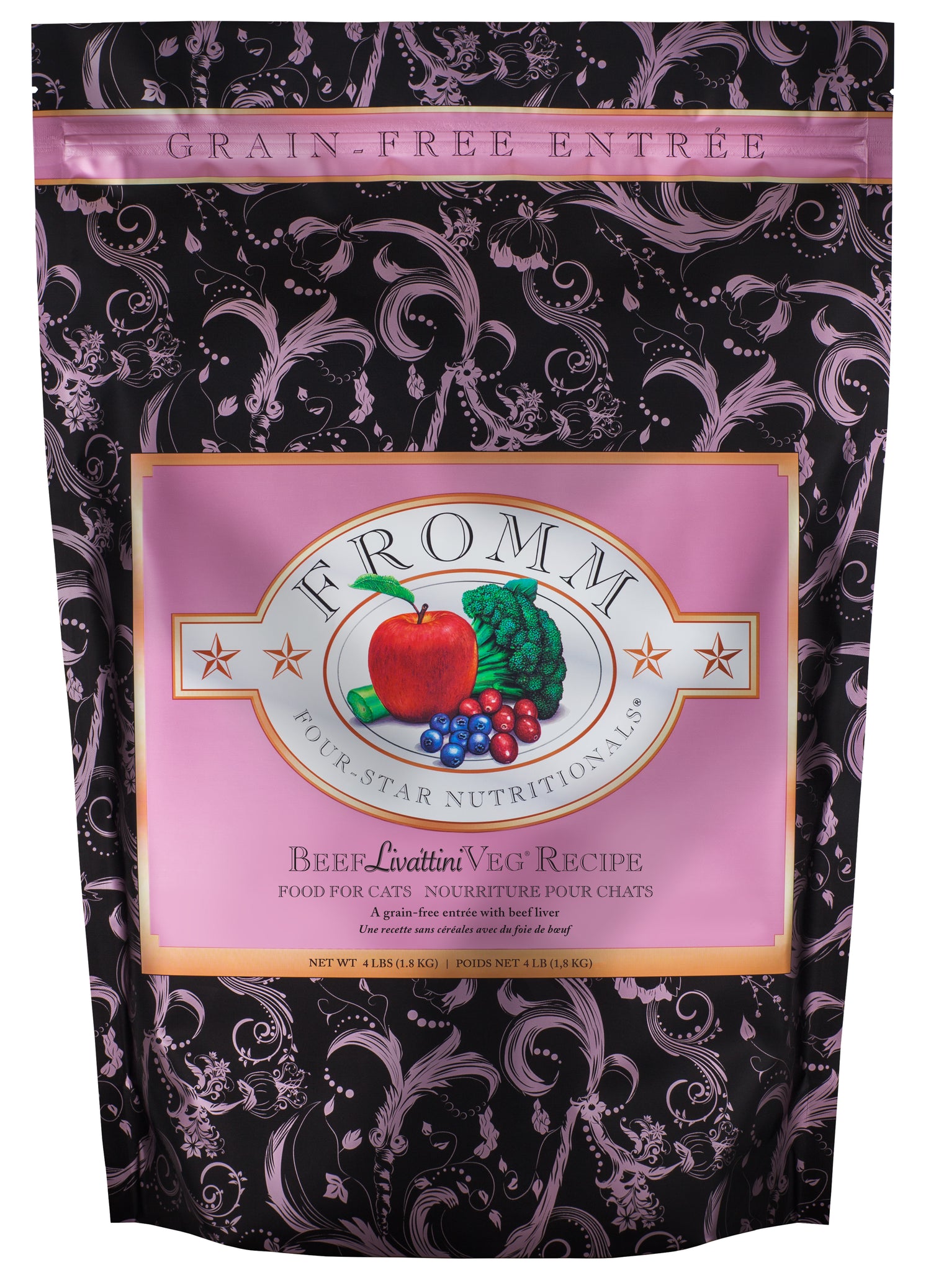 Fromm Four-Star Beef Liváttini Veg Recipe for Cats