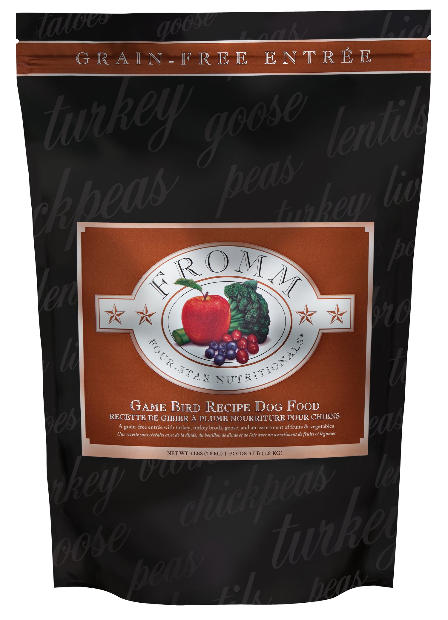 Fromm Four-Star Game Bird Recipe for Dogs