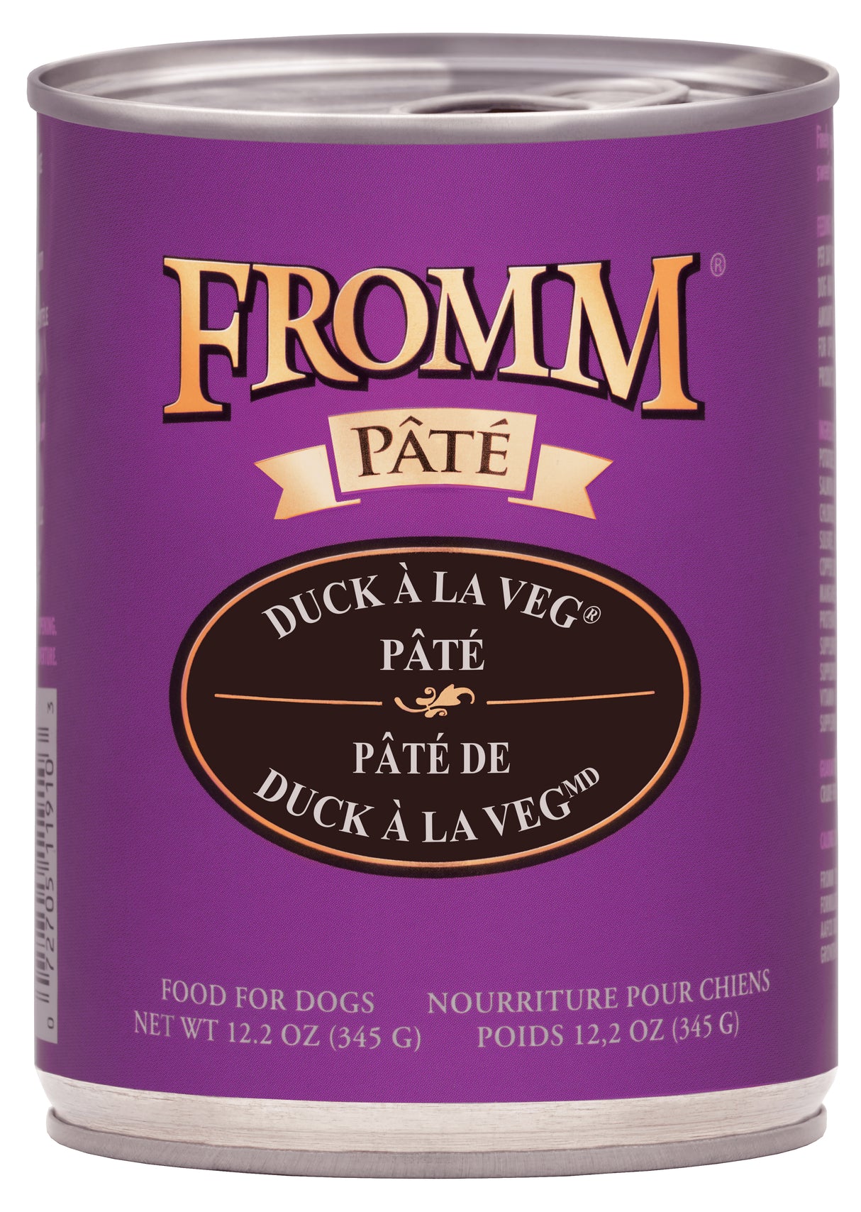 Fromm Duck À La Veg Pâté Recipe for Dogs 12.2OZ