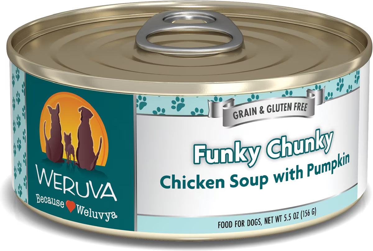 Weruva Funky Chunky Chicken Soup with Pumpkin Dog Food