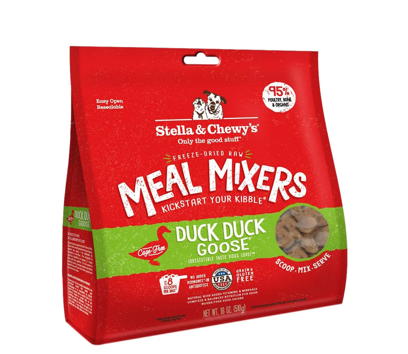 STELLA AND CHEWYS FREEZE-DRIED MEAL MIXERS DUCK DUCK GOOSE