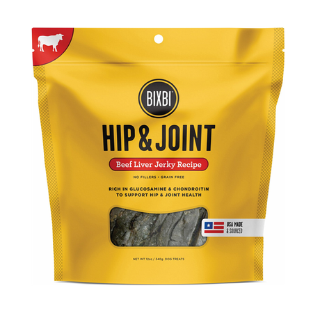 BIXBI HIP AND JOINT JERKY BEEF LIVER