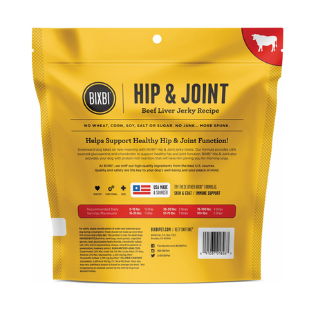 BIXBI HIP AND JOINT JERKY BEEF LIVER