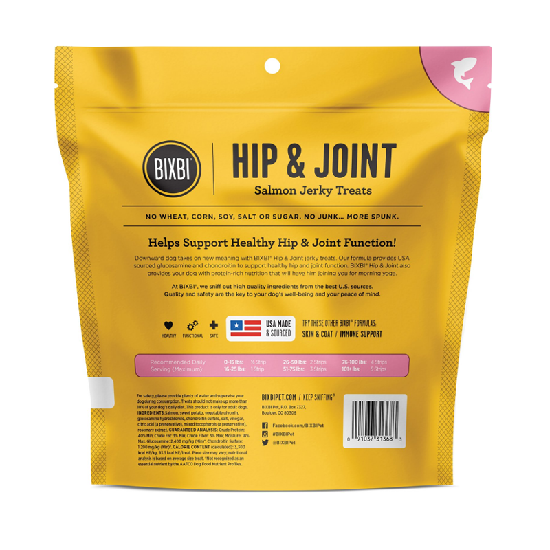 BIXBI HIP AND JOINT JERKY SALMON