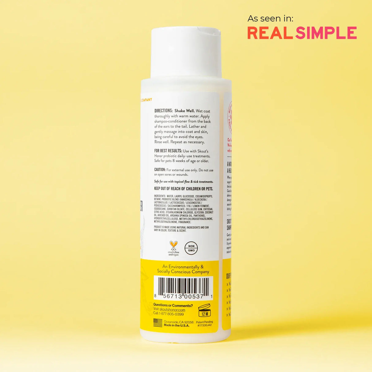 Skout's Honor Probiotic Shampoo+Conditioner