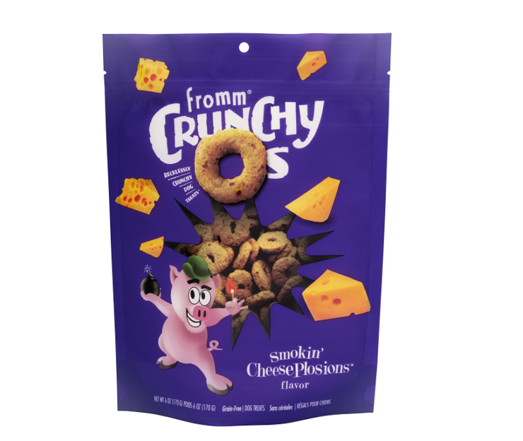 Fromm Crunchy O's Smokin' CheesePlosions Dog Treats