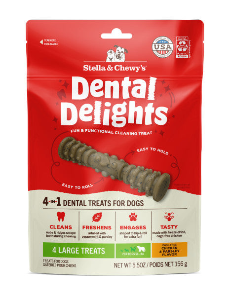 Stella & Chewy's Dental Delights Large Dog Dental Treats