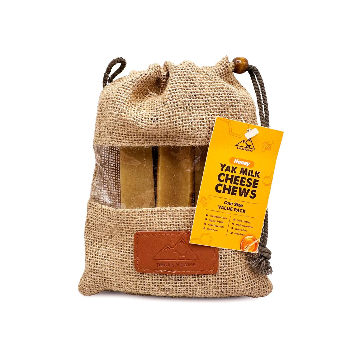 Peaks N Paws Flavored Yak Milk Chews 3PK