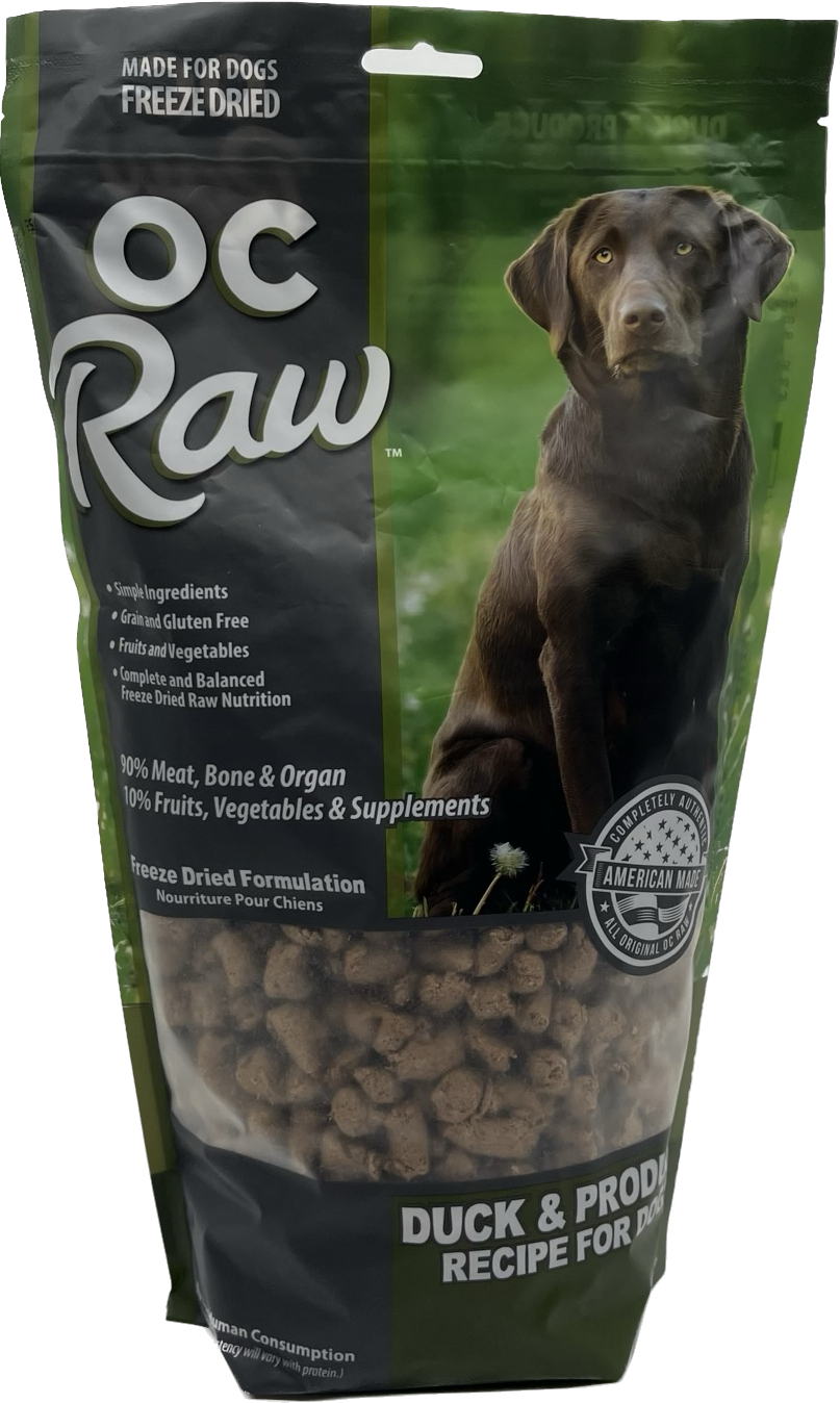 OC Raw Freeze-Dried Duck & Produce