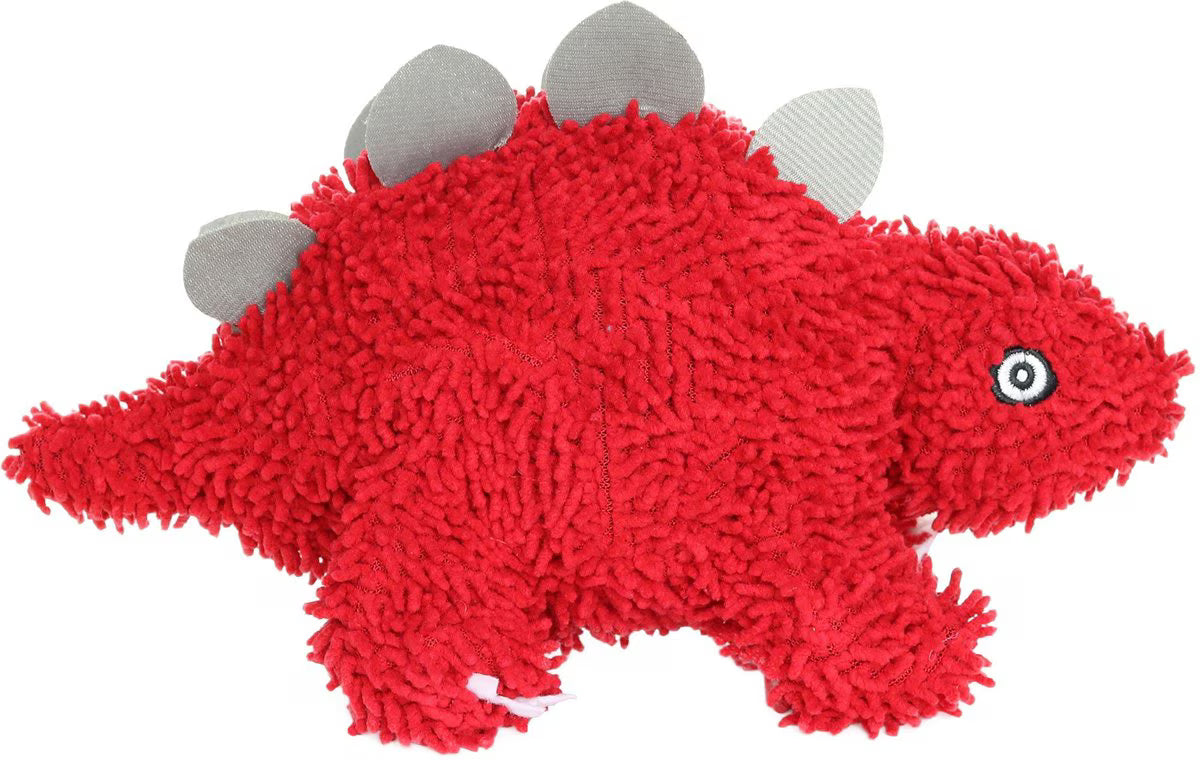 Mighty VIP Toys Microfiber Ball StegoSaurus Medium Dog Toy