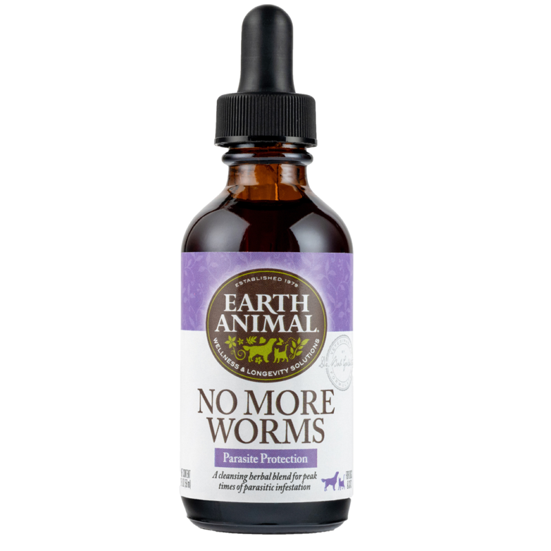 Earth Animal Apothecary No More Worms Herbal Liquid Digestive Supplement