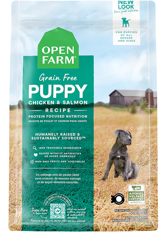 OPEN FARM Chicken & Salmon Grain-Free Puppy Kibble