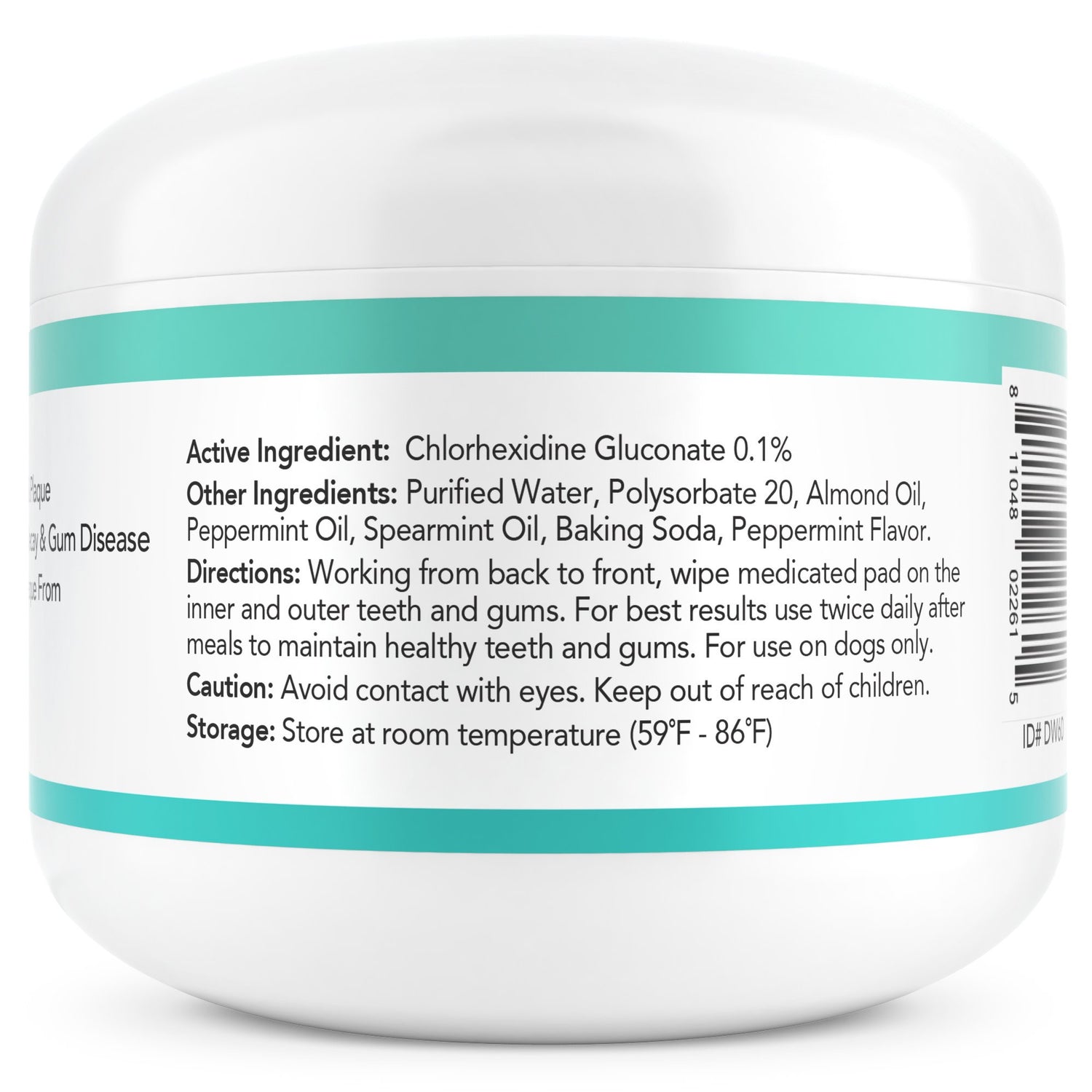 Nootie Medicated Dental Wipes for Dogs