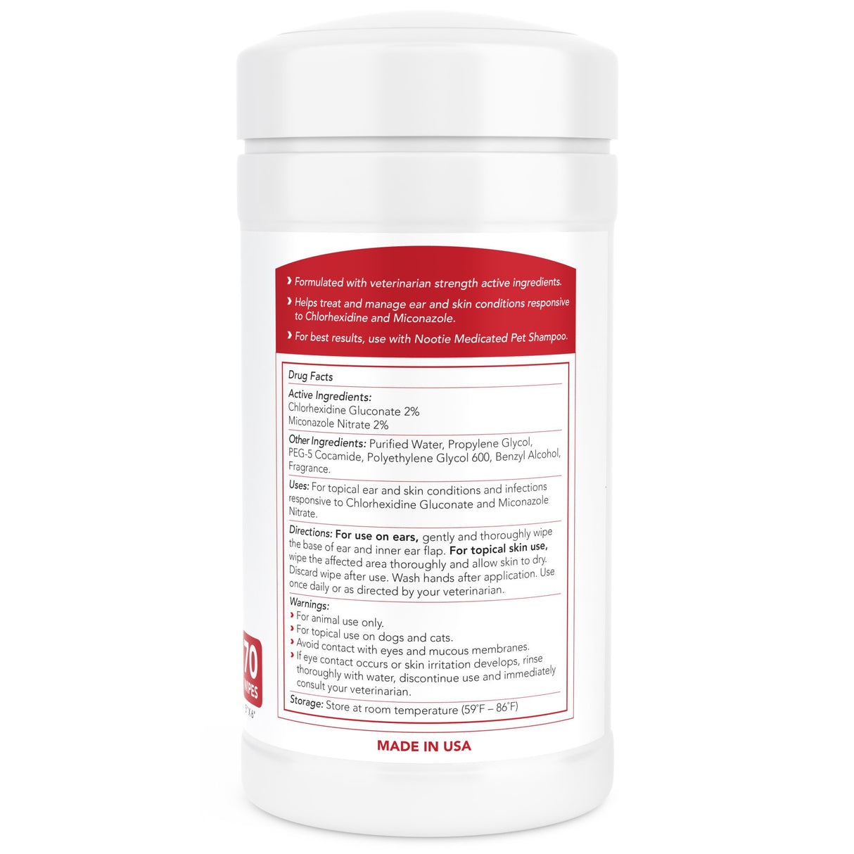 Nootie Medicated Pet Wipes